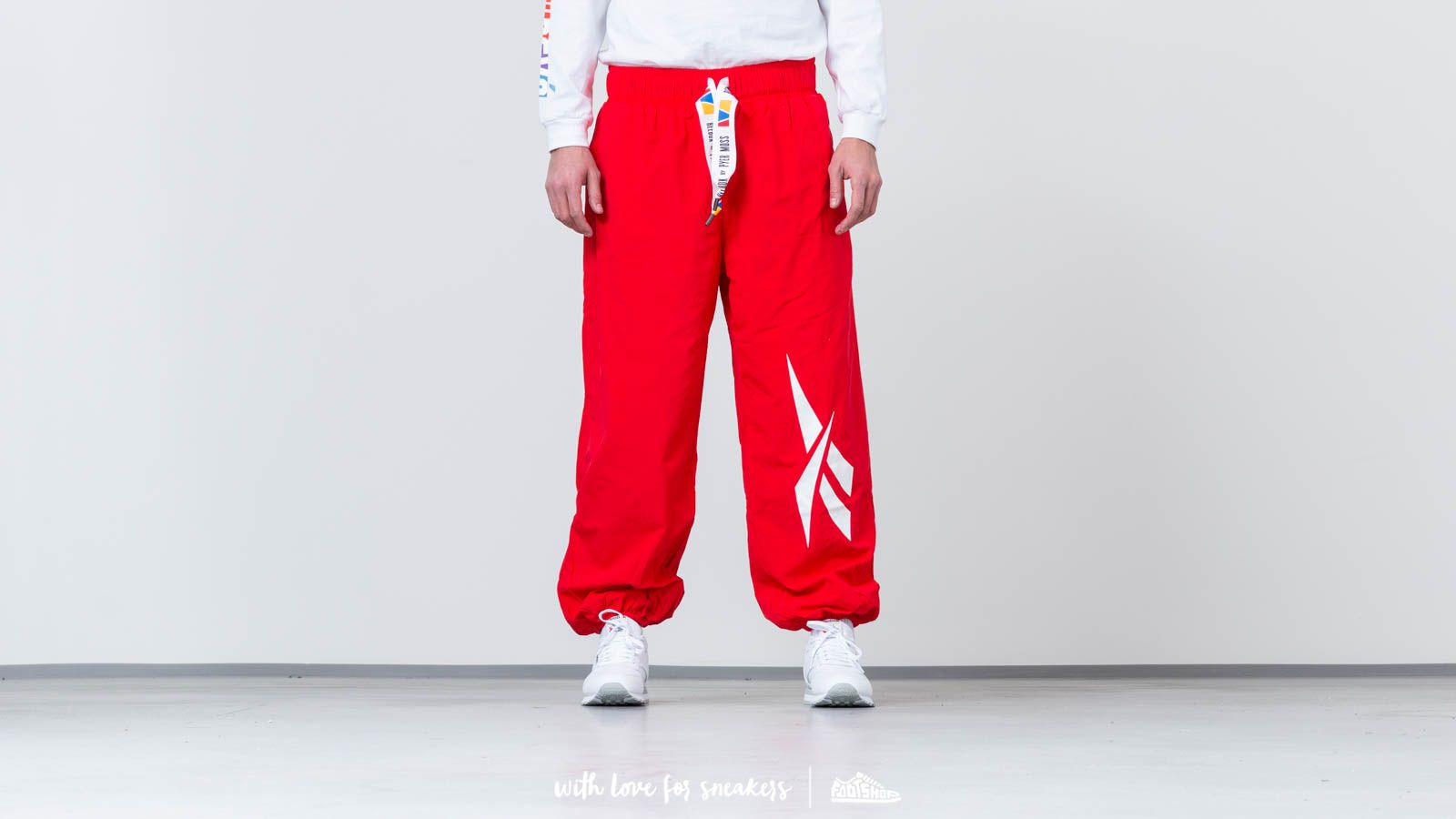 Pantalones Reebok Pyer Moss Crinkle Joggers Primal Red