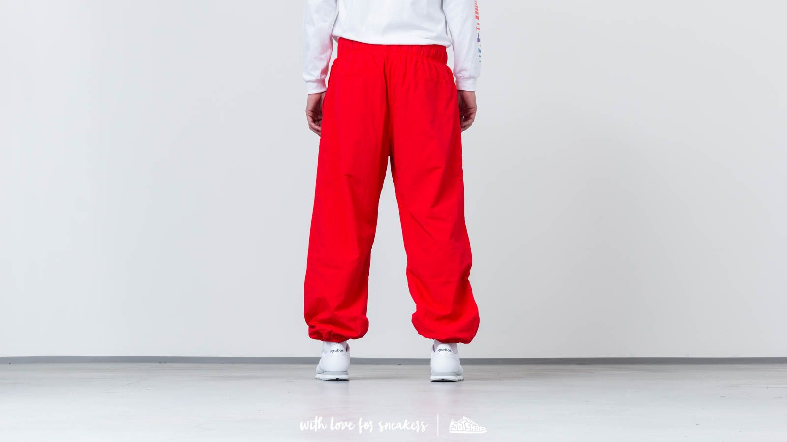 Παντελόνια Reebok Pyer Moss Crinkle Joggers Primal Red