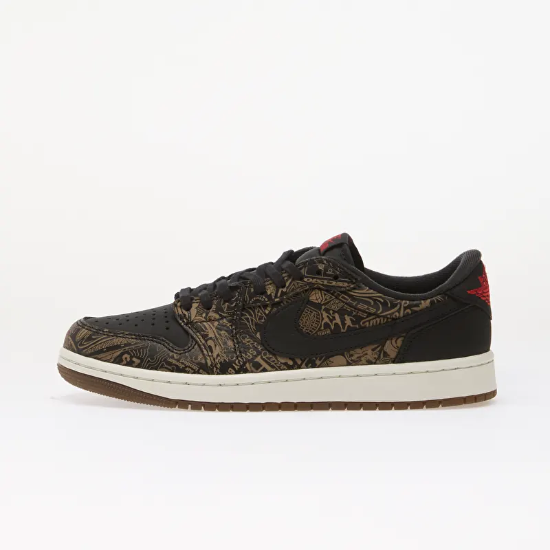 Air Jordan 1 Low OG "Laser" Black/ Varsity Red/ Summit White