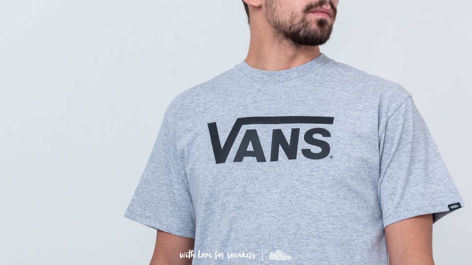 T-Shirts and shirts Vans Classic Tee Athletic Heather/ Black