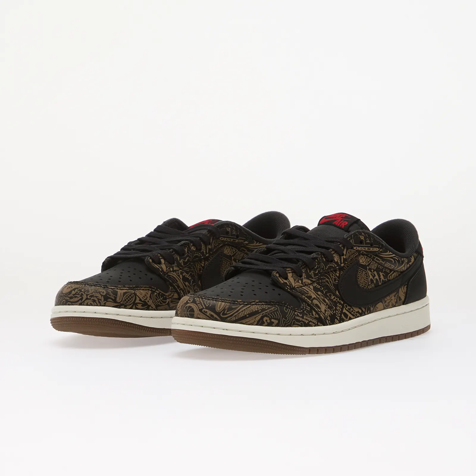 Men's shoes Air Jordan 1 Low OG "Laser" Black/ Varsity Red/ Summit White