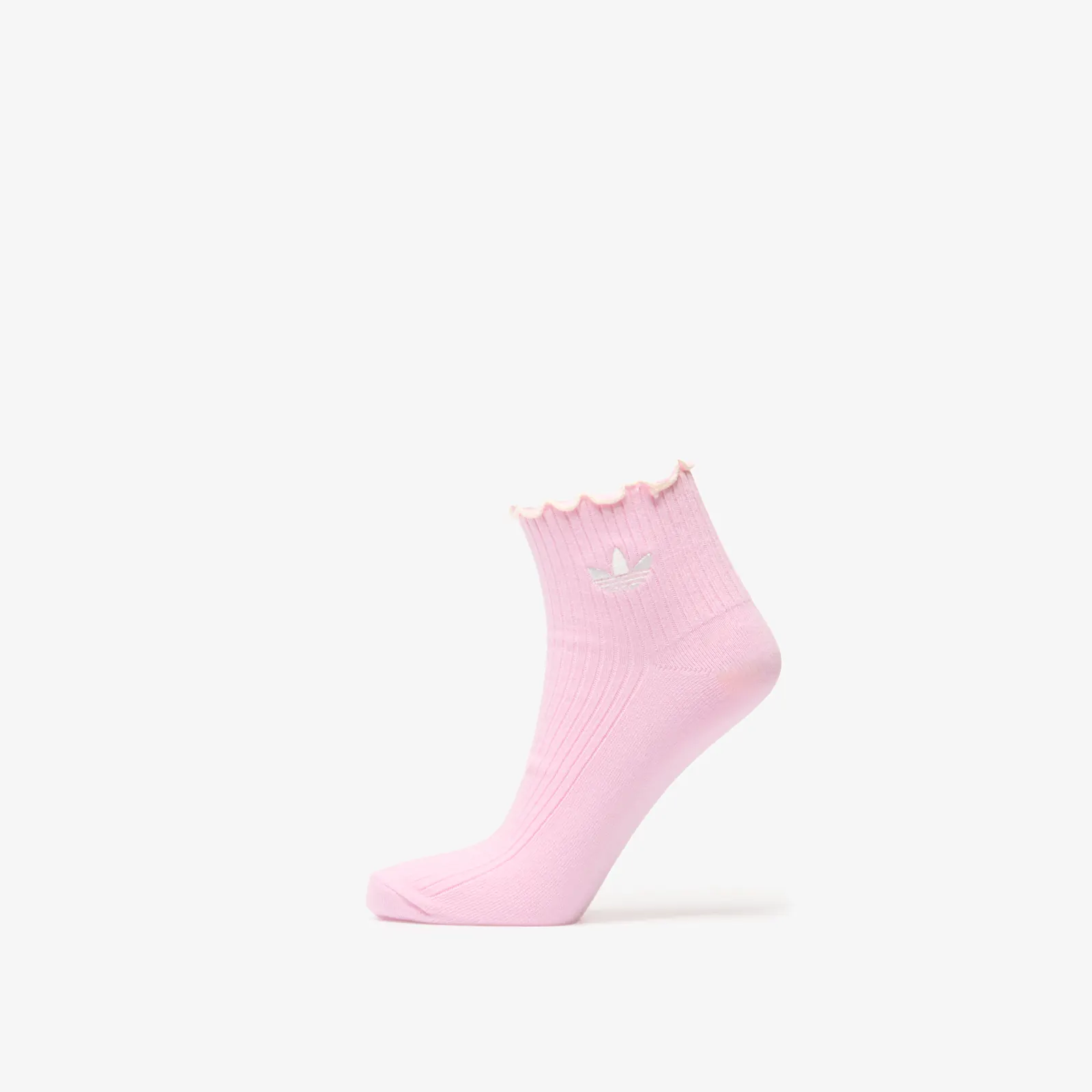 Men's socks adidas Ruffle Quarter Socks Frozen Purple/ Off White/ Orchid Fusion