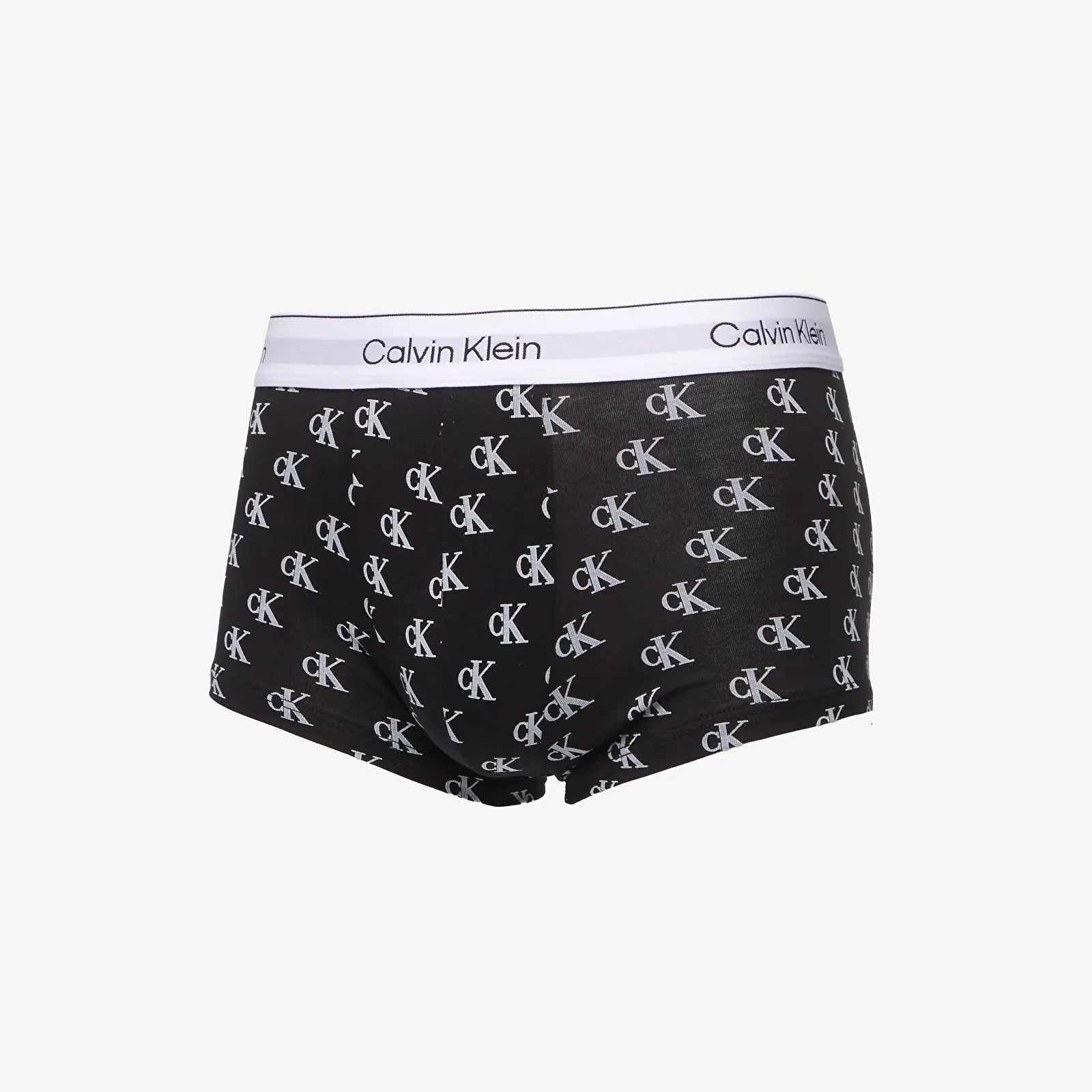 Boxershorts för män Calvin Klein Low Rise Trunk 3Pk White/ Collegiate Logo Back/ Turbule
