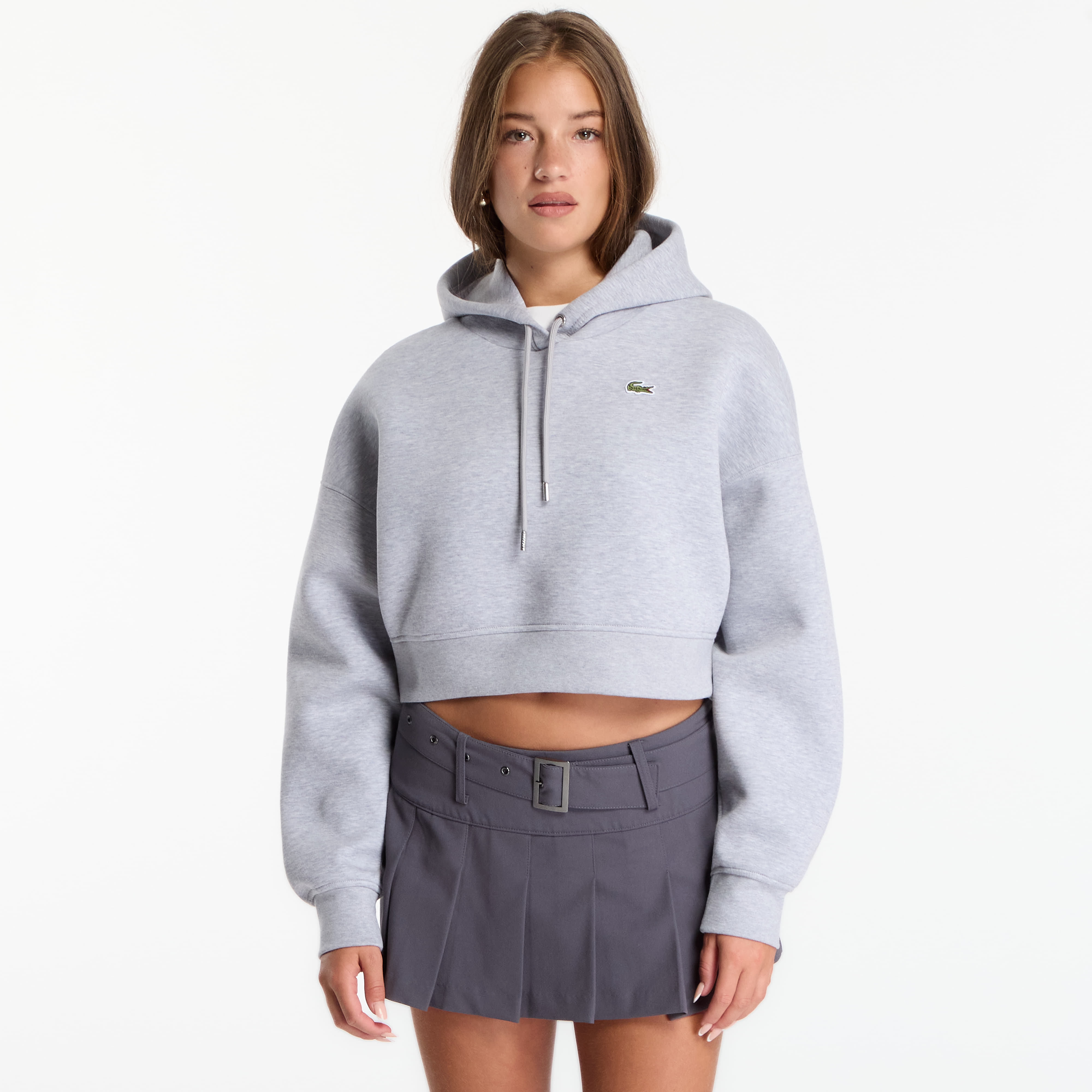 Sweatshirt Lacoste Zipped Hoodies Silver Chine 38