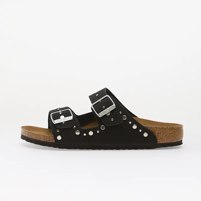 Birkenstock Arizona Rivets Border Kids Birko-Flor Black