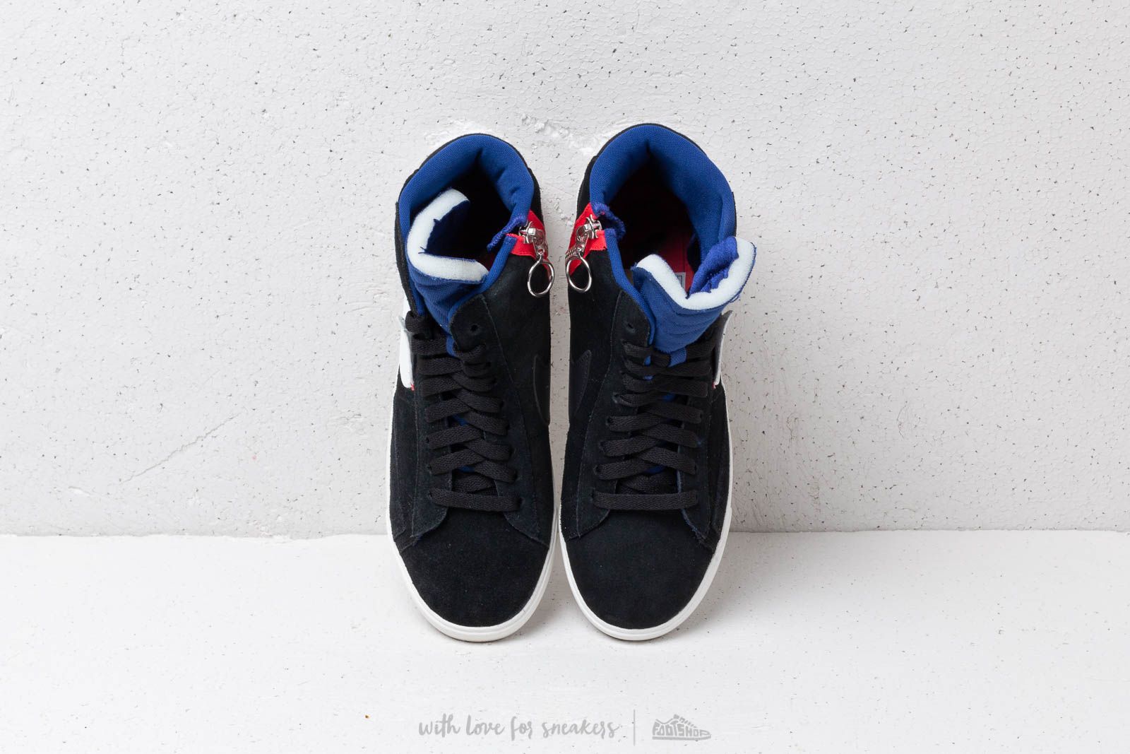 Women's shoes Nike Blazer Mid Rebel Wmns Black/ Summit White-Deep Royal Blue