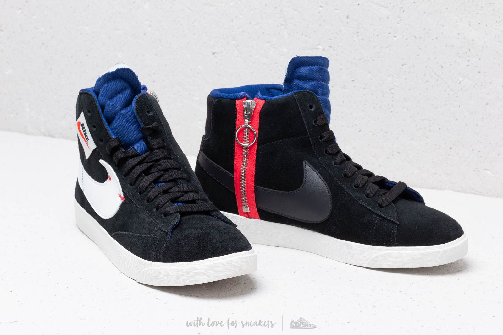 Blazer mid rebel sneaker black hotsell