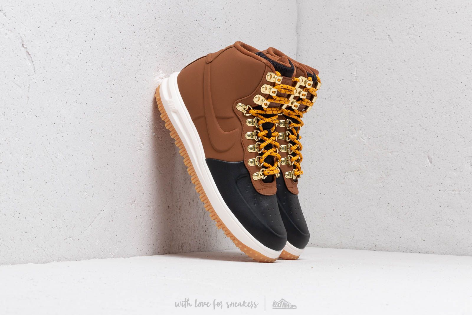 Men's shoes Nike Lunar Force 1 Duckboot '18 Black/ Lt British Tan-Phantom