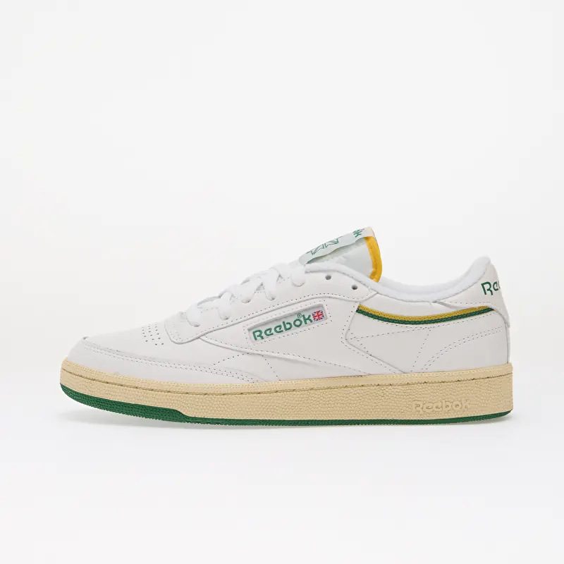 Reebok Club C 85 Ftwr White/ Team Green/ Athletic Gold