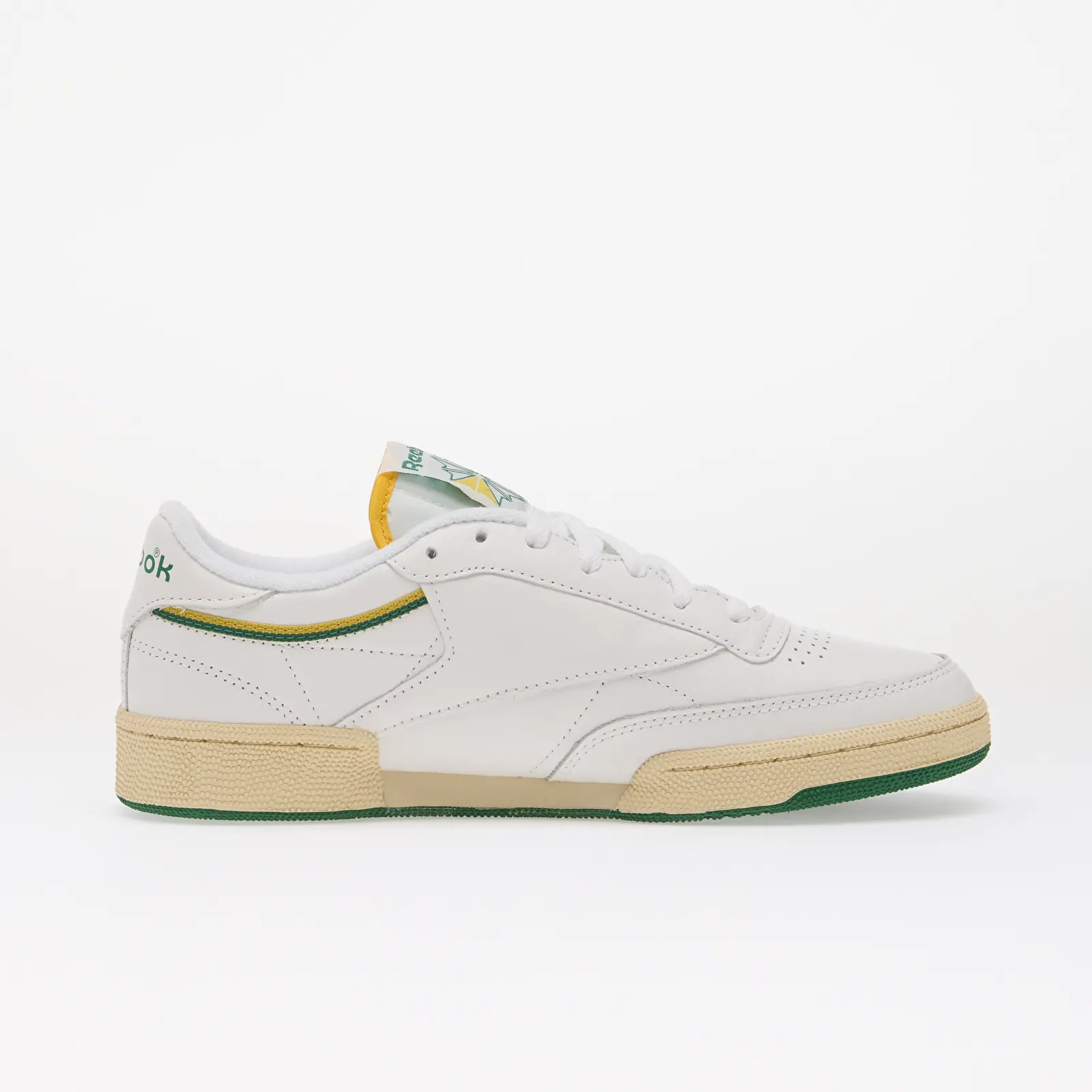 Joggesko for menn Reebok Club C 85 Ftwr White/ Team Green/ Athletic Gold