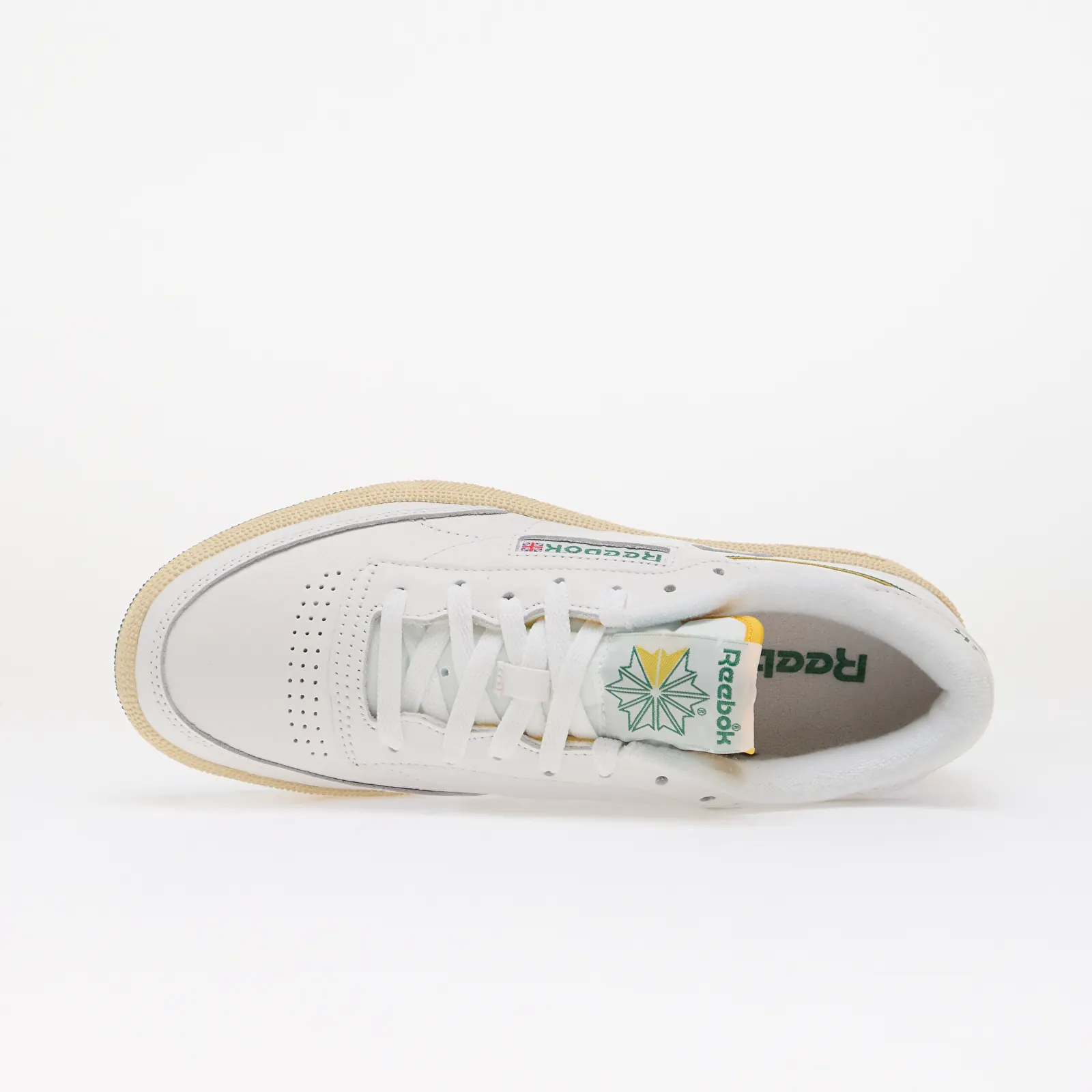 Joggesko for menn Reebok Club C 85 Ftwr White/ Team Green/ Athletic Gold