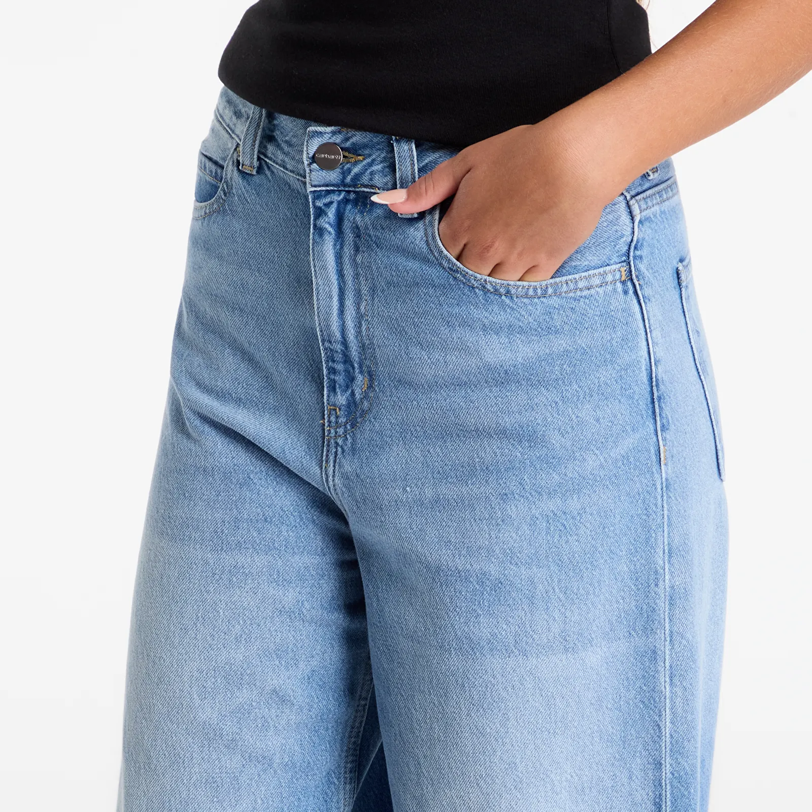 Jeans voor dames Carhartt WIP W' Jane Pant Blue