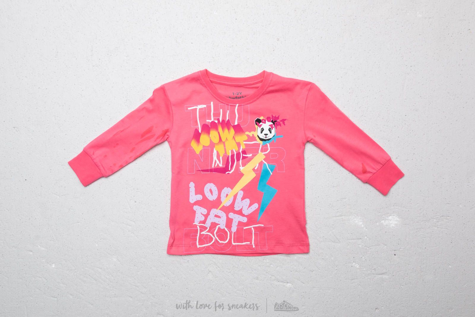 T-shirty dziecięce LoowFAT KIDS Thunderbolt Tee Pink