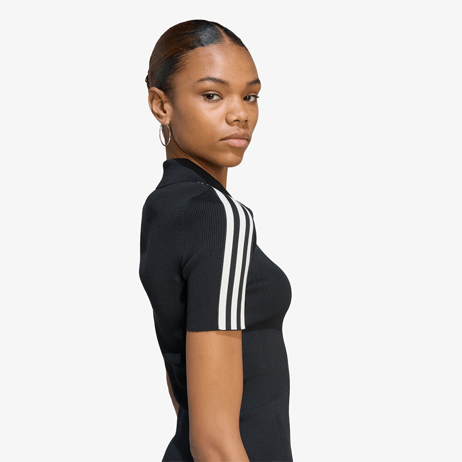 T-shirts adidas Tech Rib Cali T-Shirt Black/ Chalk White