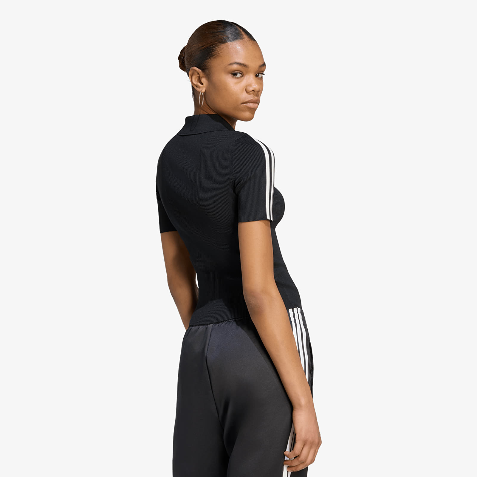 T-shirts adidas Tech Rib Cali T-Shirt Black/ Chalk White