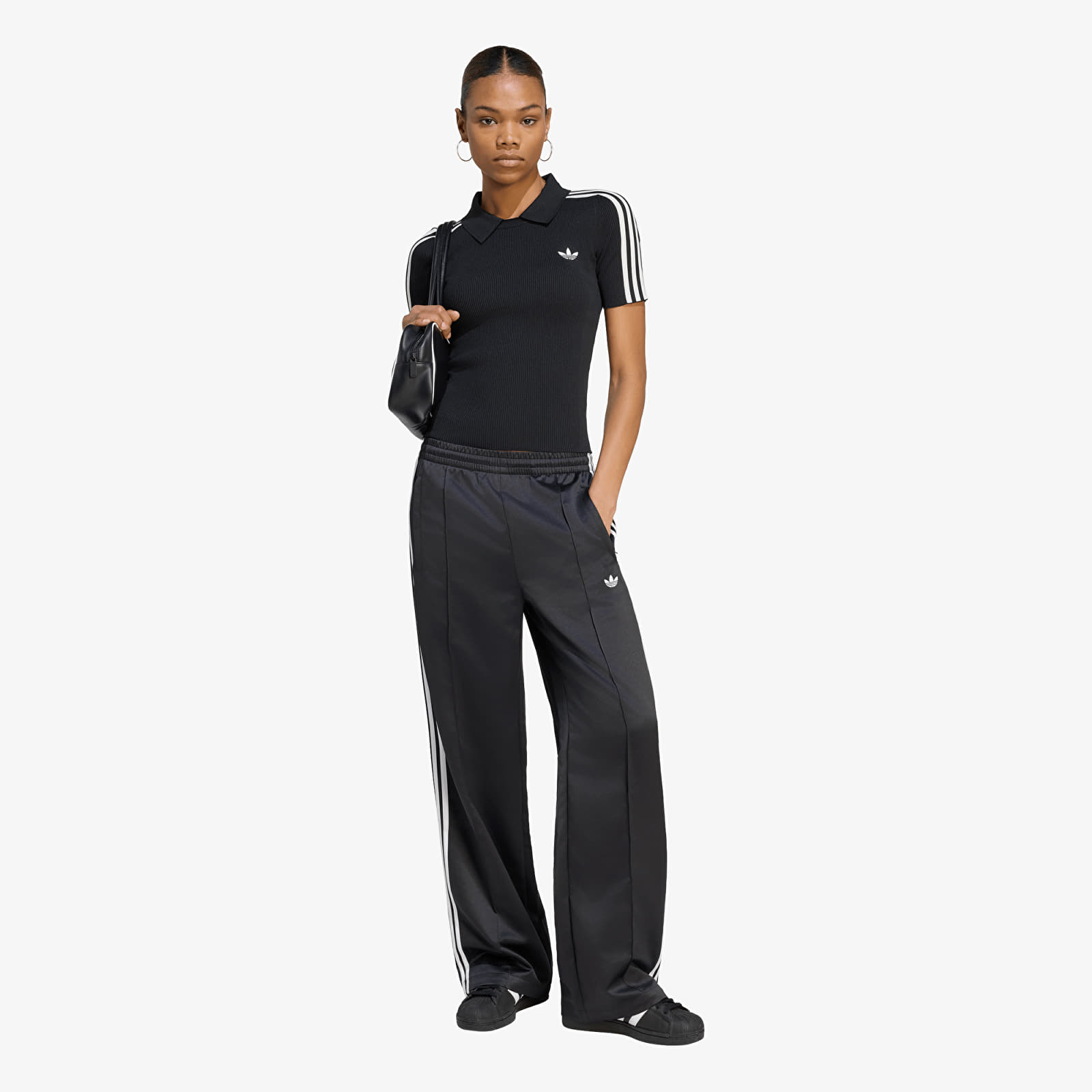 T-shirts adidas Tech Rib Cali T-Shirt Black/ Chalk White