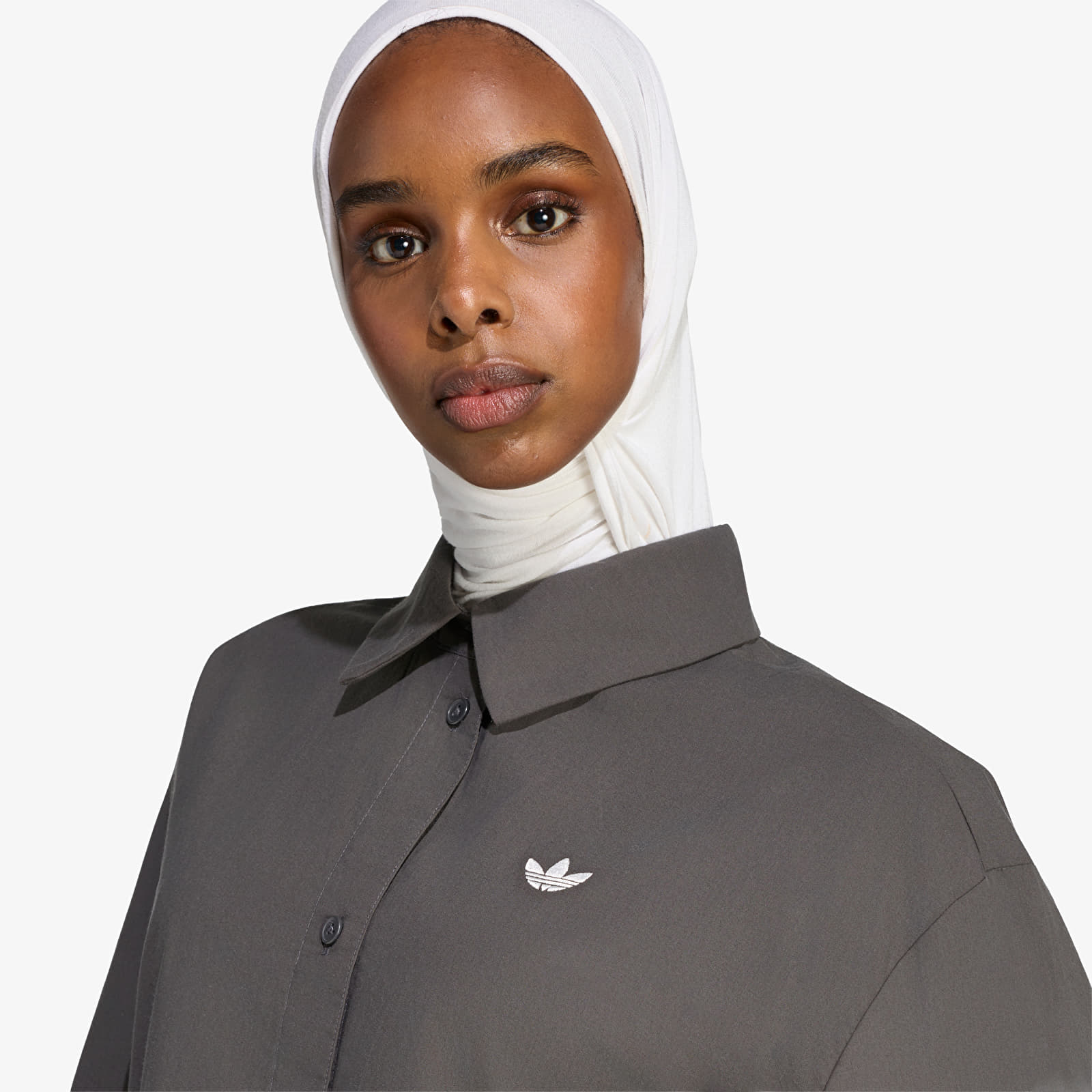 Košile adidas 3 Stripes Shirt Utility Black/ Cloud White
