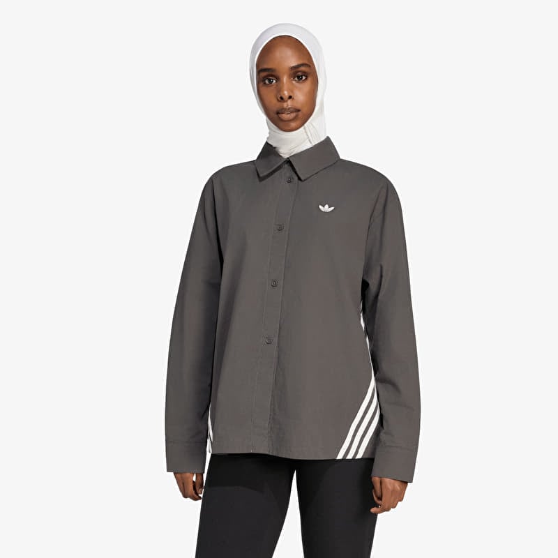 adidas 3 Stripes Shirt Utility Black/ Cloud White