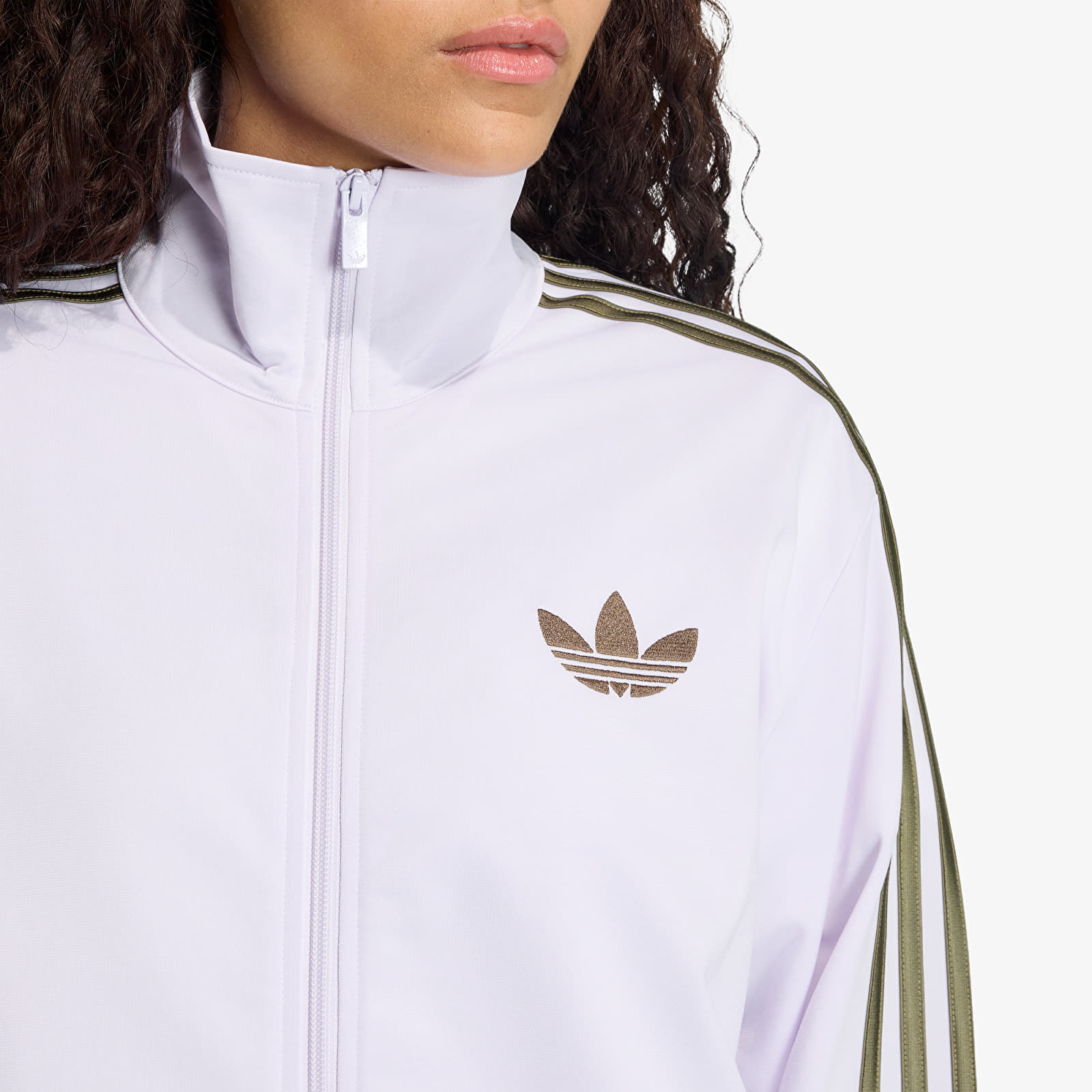 Куртки adidas Firebird Track Top Loose Frozen Purple/ Olive Strata