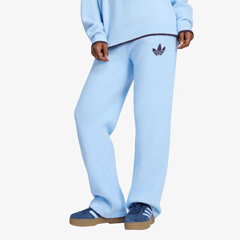 Spodnie dresowe adidas Ess Knit Tipping Pants Clear Sky/ Noble Red