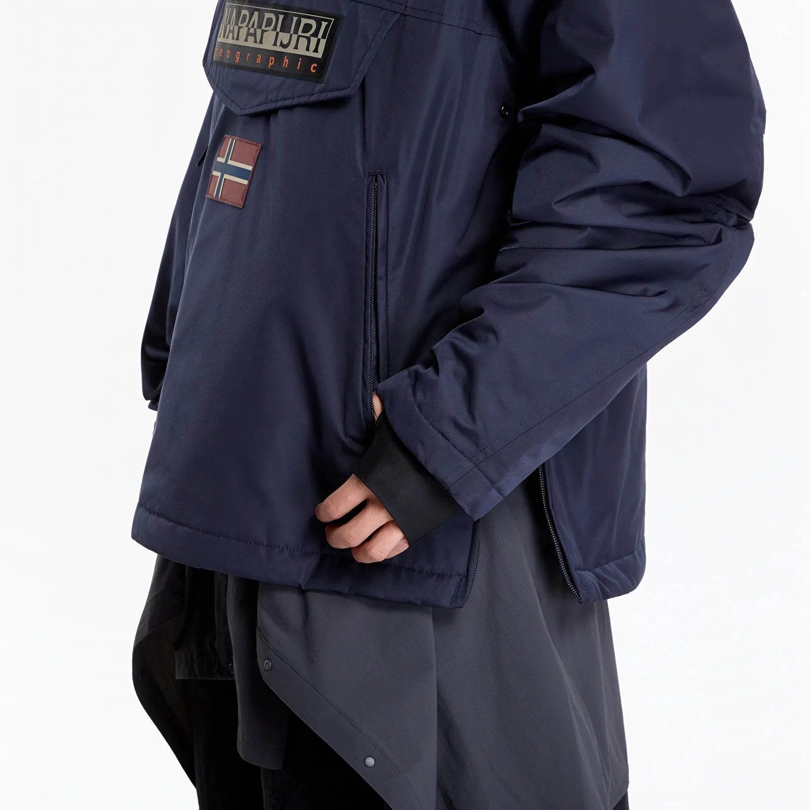Jackets Napapijri Rainforest Next Blu Marine