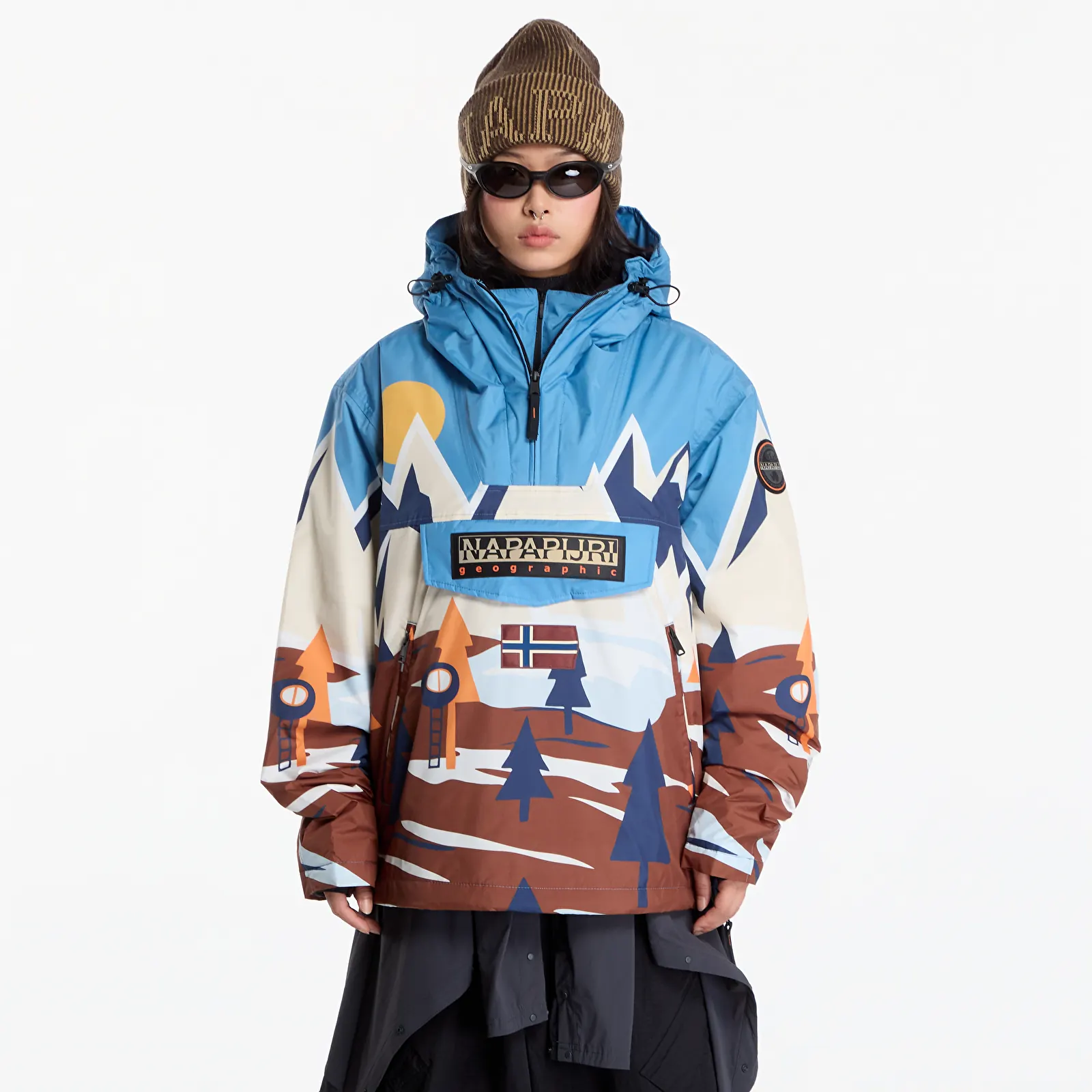Jackets Napapijri Rainforest Next Anorak Jacket Multicolour