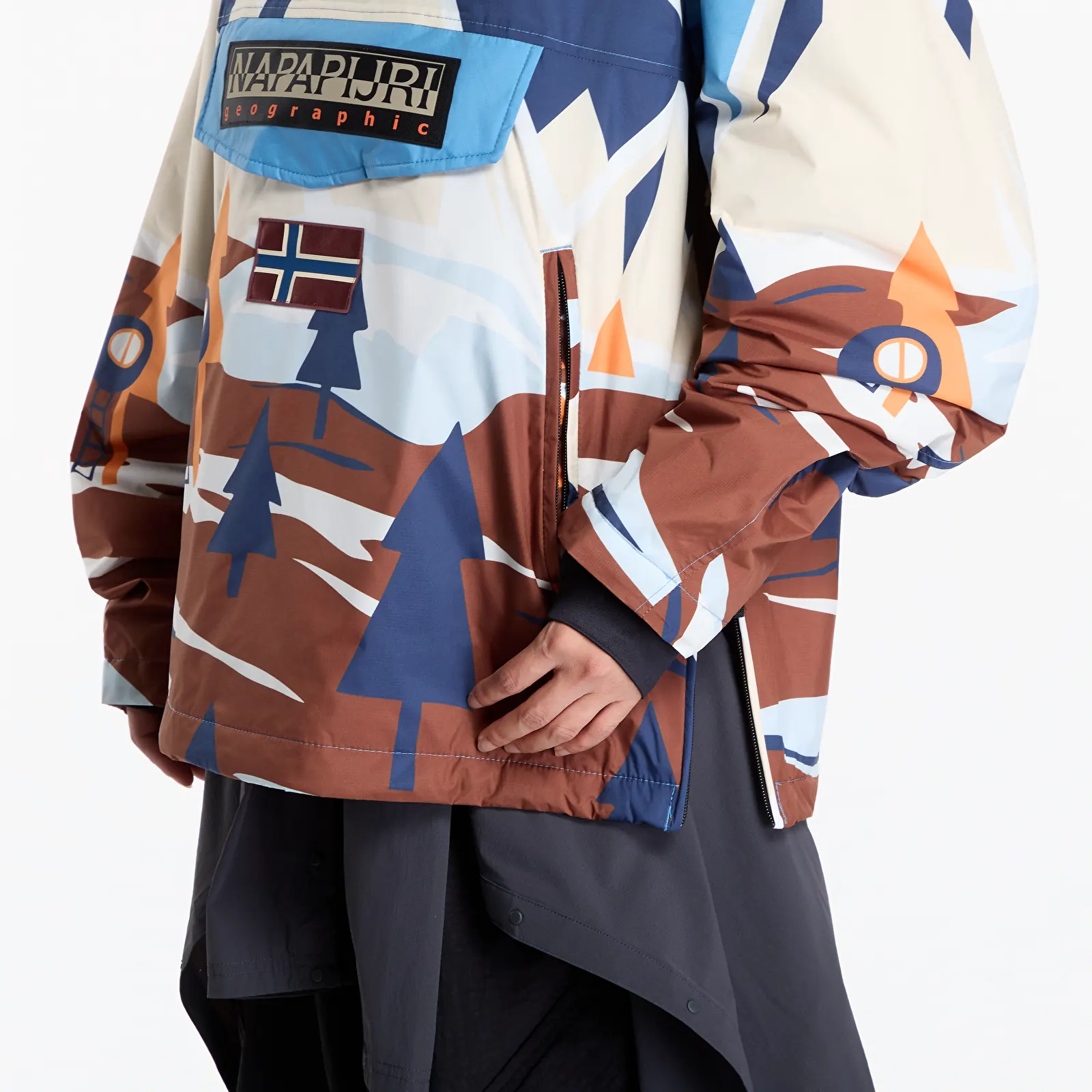 Jackets Napapijri Rainforest Next Anorak Jacket Multicolour