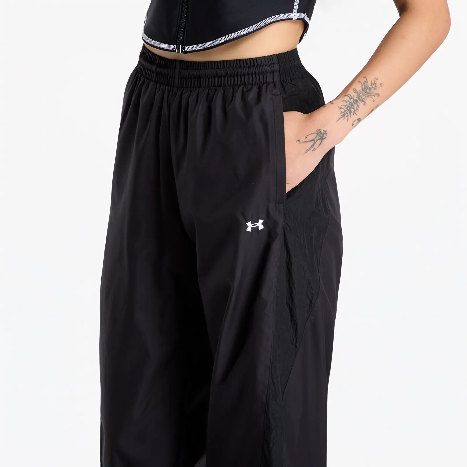 Housut Under Armour Icon Woven Pant Black