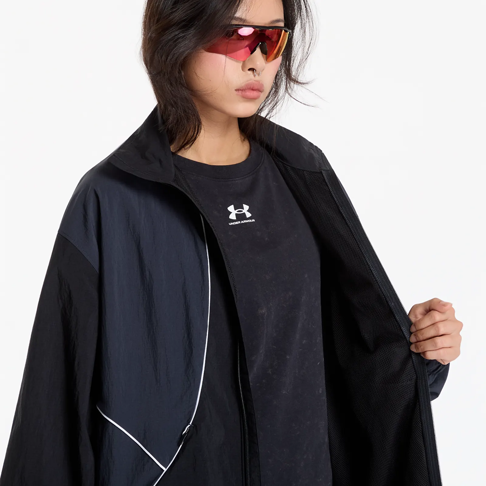 Větrovky Under Armour Unstoppable Woven Wind Jacket Black