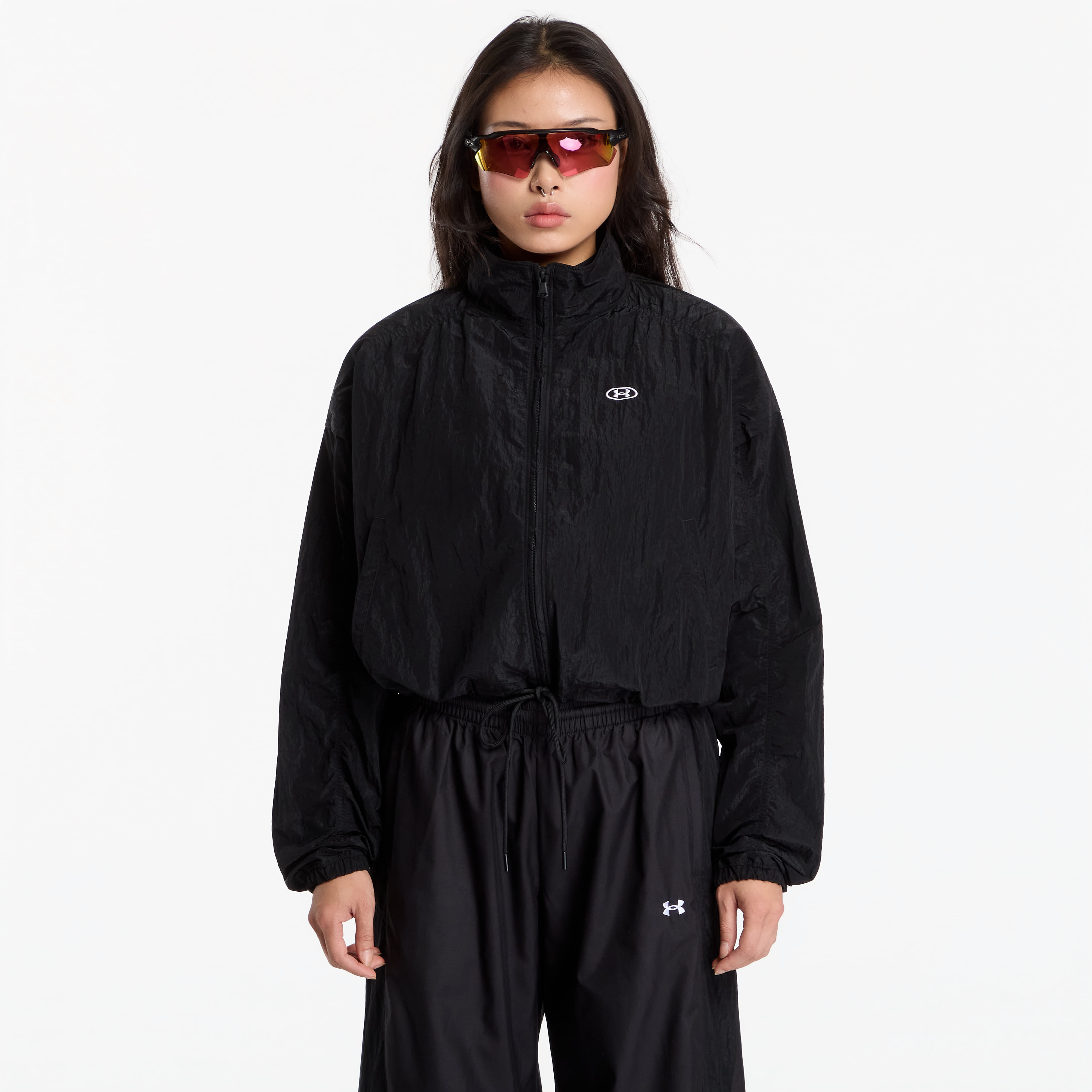 Jacket Under Armour Rival Woven Top Black M