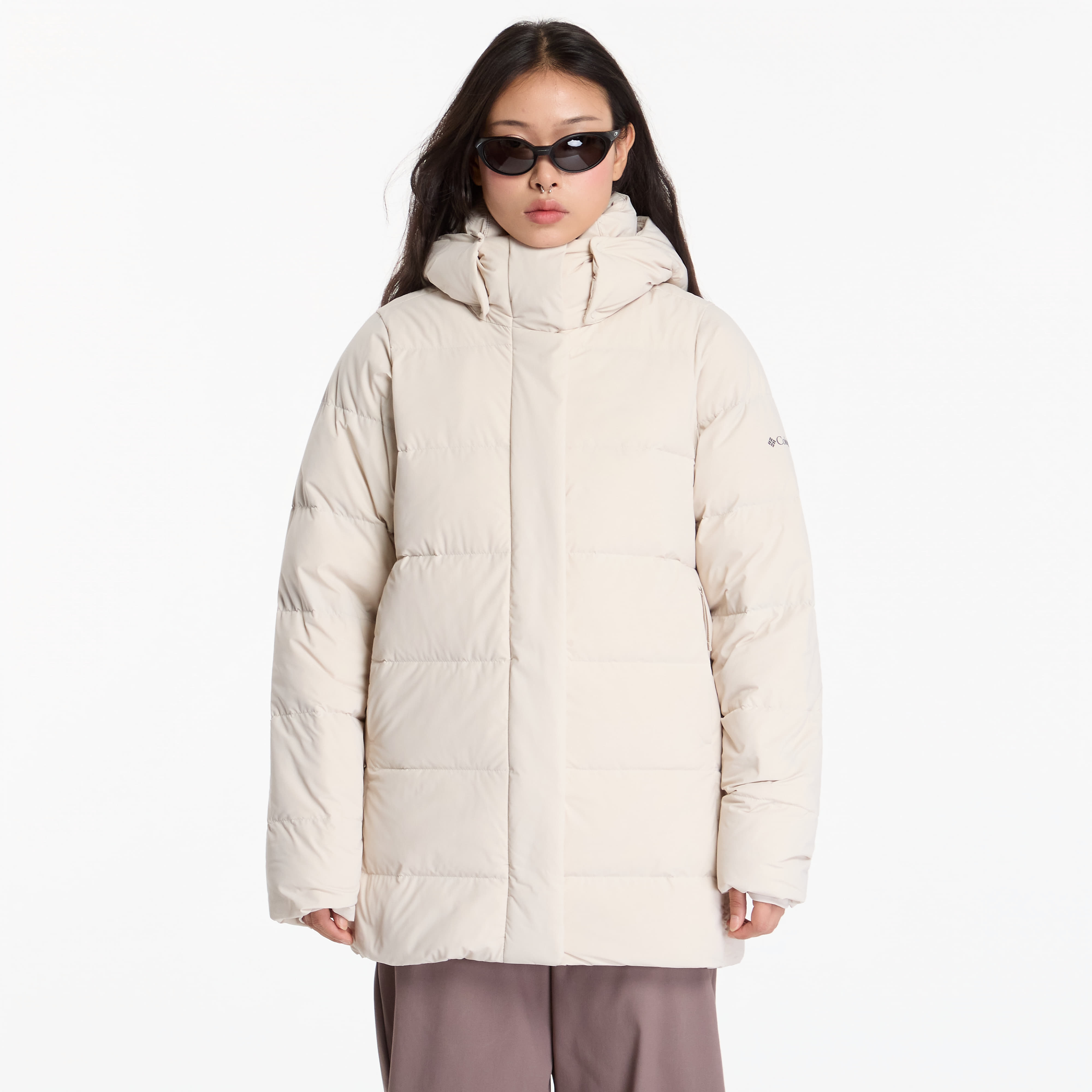 Jacket Columbia Amaze Puff™ Mid Hooded Jacket Dark Stone M