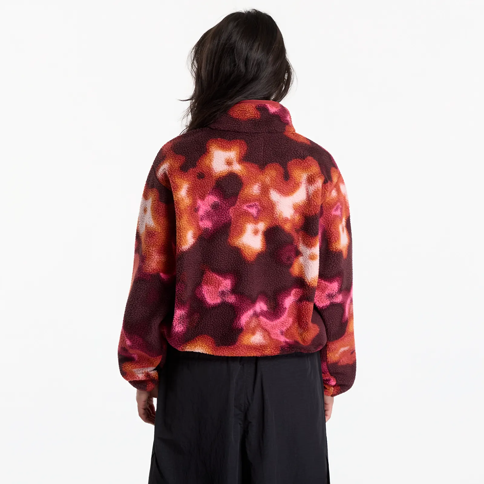 Bluzy Columbia Helvetia™ II Printed Cropped Half Snap Red Oxide, Dyeflower