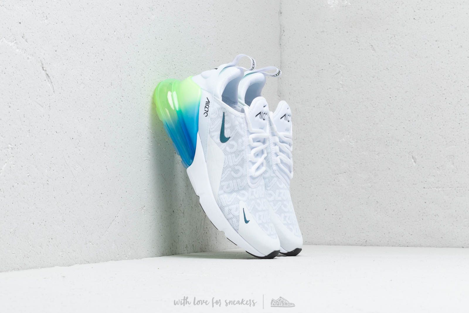 Men's shoes Nike Air Max 270 Se White/ White-Lime Blast-Photo Blue