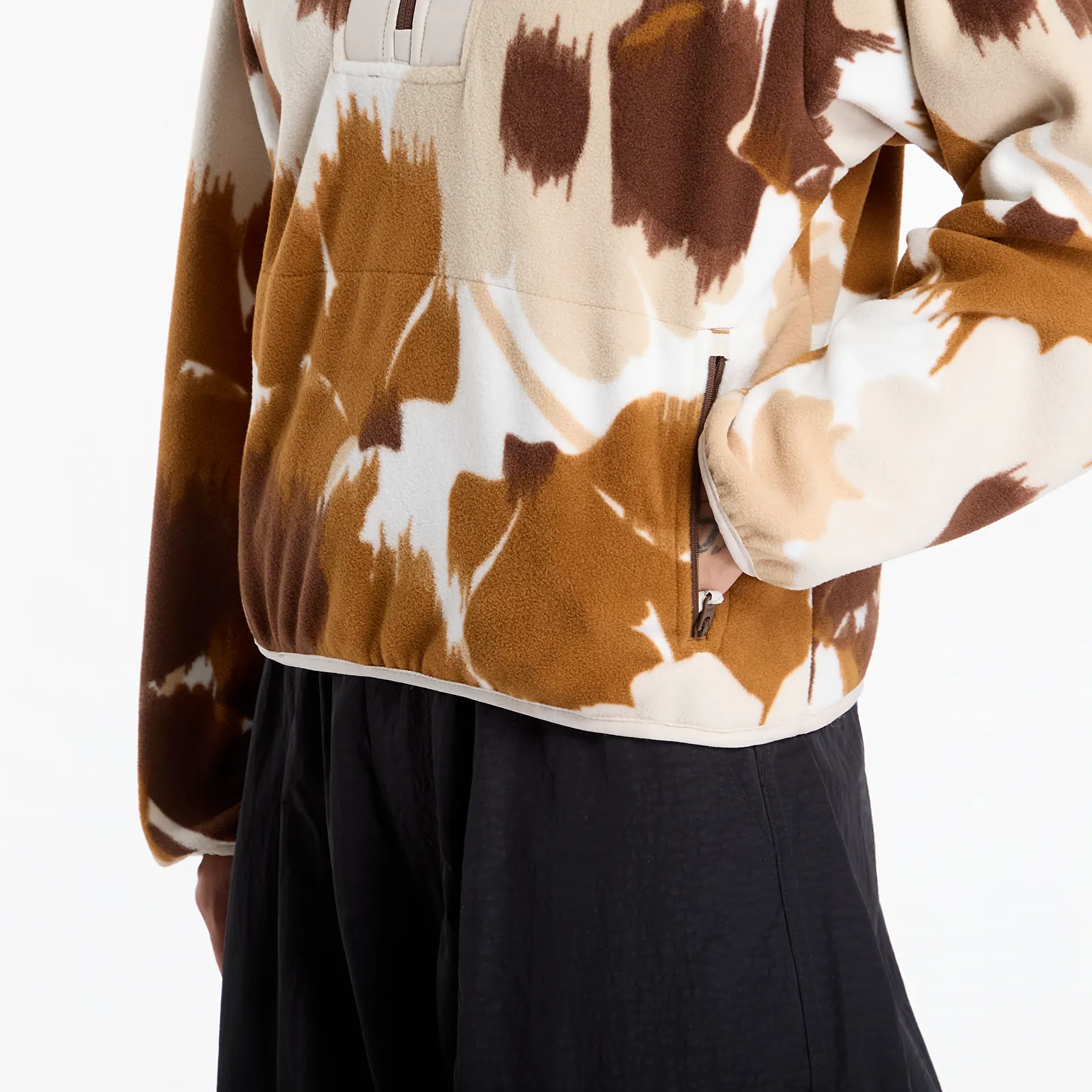 Hoodies and sweatshirts  Columbia Sequoia Grove™ II Printed Half Zip Camel Brown Ikatbloom