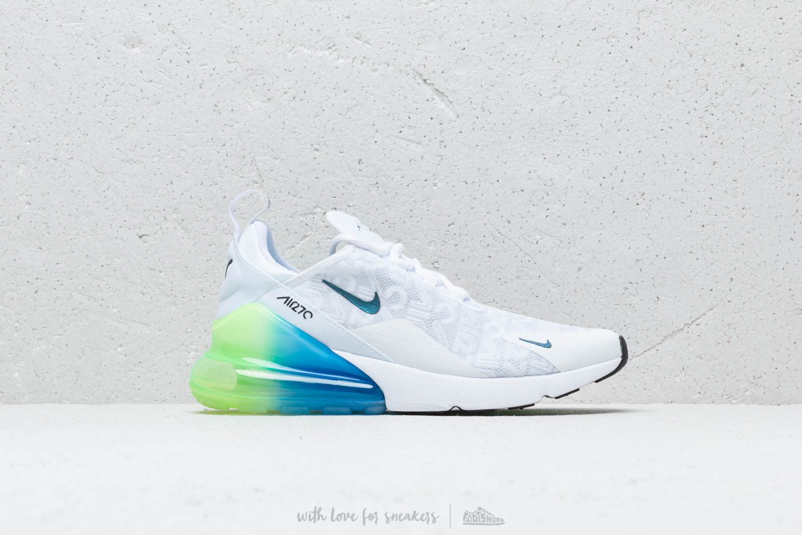 Herren Sneaker und Schuhe Nike Air Max 270 Se White White Lime Blast Photo Blue Footshop