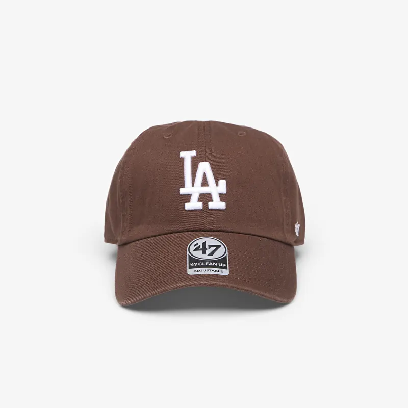 Cap '47 Brand MLB Clean Up Wno Loop Label Los Angeles Dodgers Cap Brown
