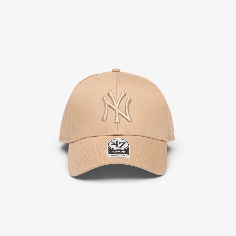 Tappo '47 Brand MLB Mvp Raised Basic New York Yankees Cap Beige