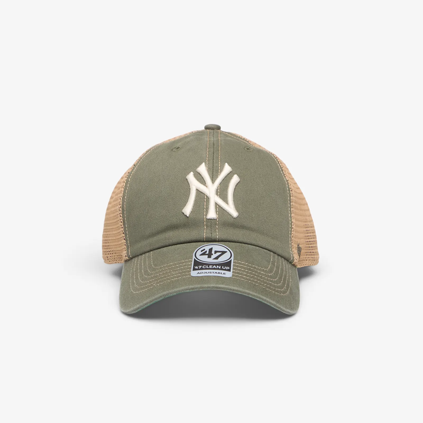 Mütsid '47 Brand MLB Clean Up Trawler New York Yankees Cap Green/ Beige