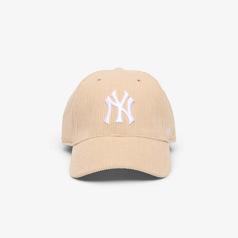 '47 Brand MLB Mvp Thick Cord New York Yankees Cap Khaki