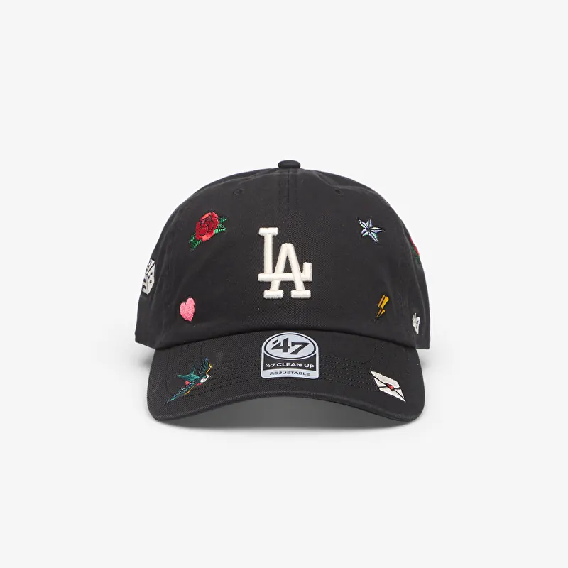 Hætte '47 Brand MLB Clean Up Multi Scatter Los Angeles Dodgers Cap Black