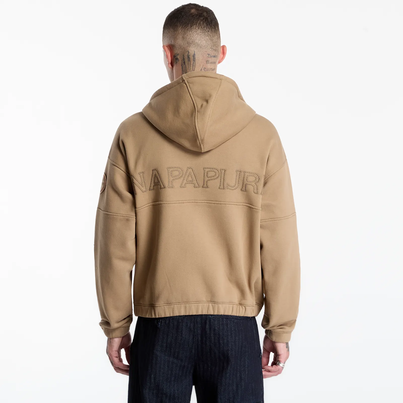Φούτερ Napapijri Bloom Full-Zip Hoodie Beige Petrified Oak