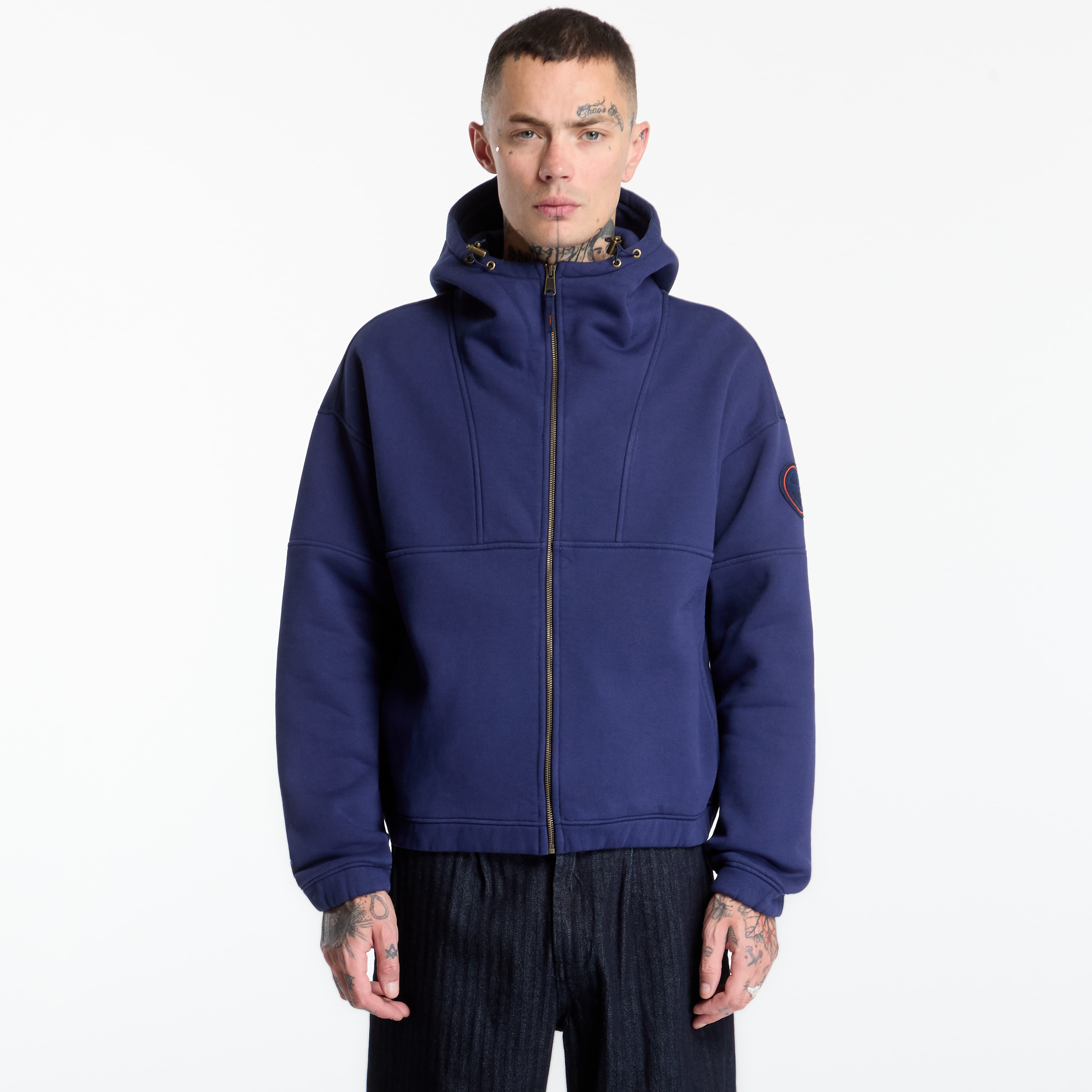 Суитшърт Napapijri Bloom Full-Zip Hoodie Blue Academy L