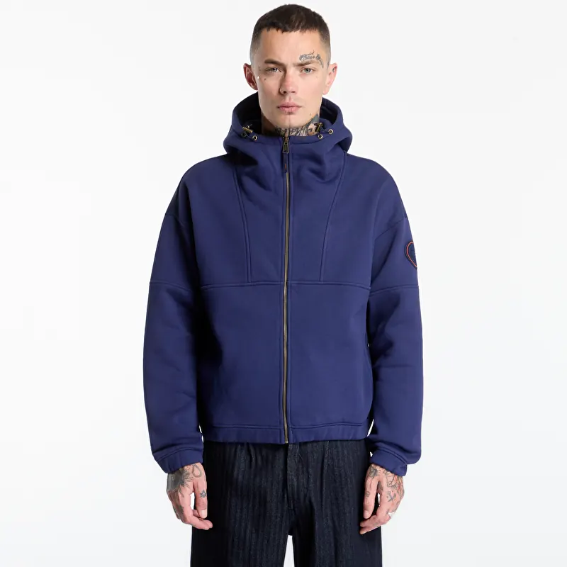 Hoodica Napapijri Bloom Full-Zip Hoodie Blue Academy