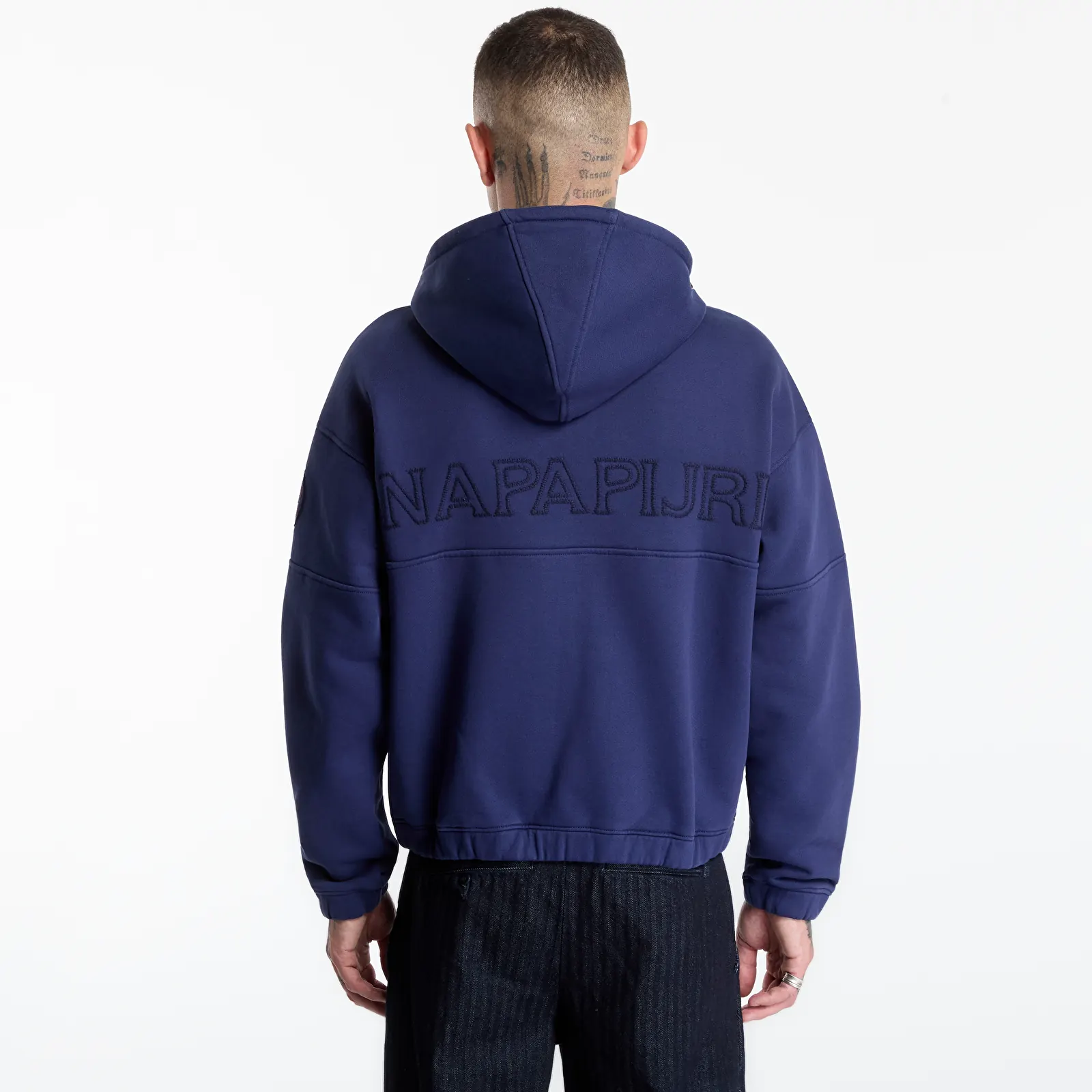 Dukserice Napapijri Bloom Full-Zip Hoodie Blue Academy