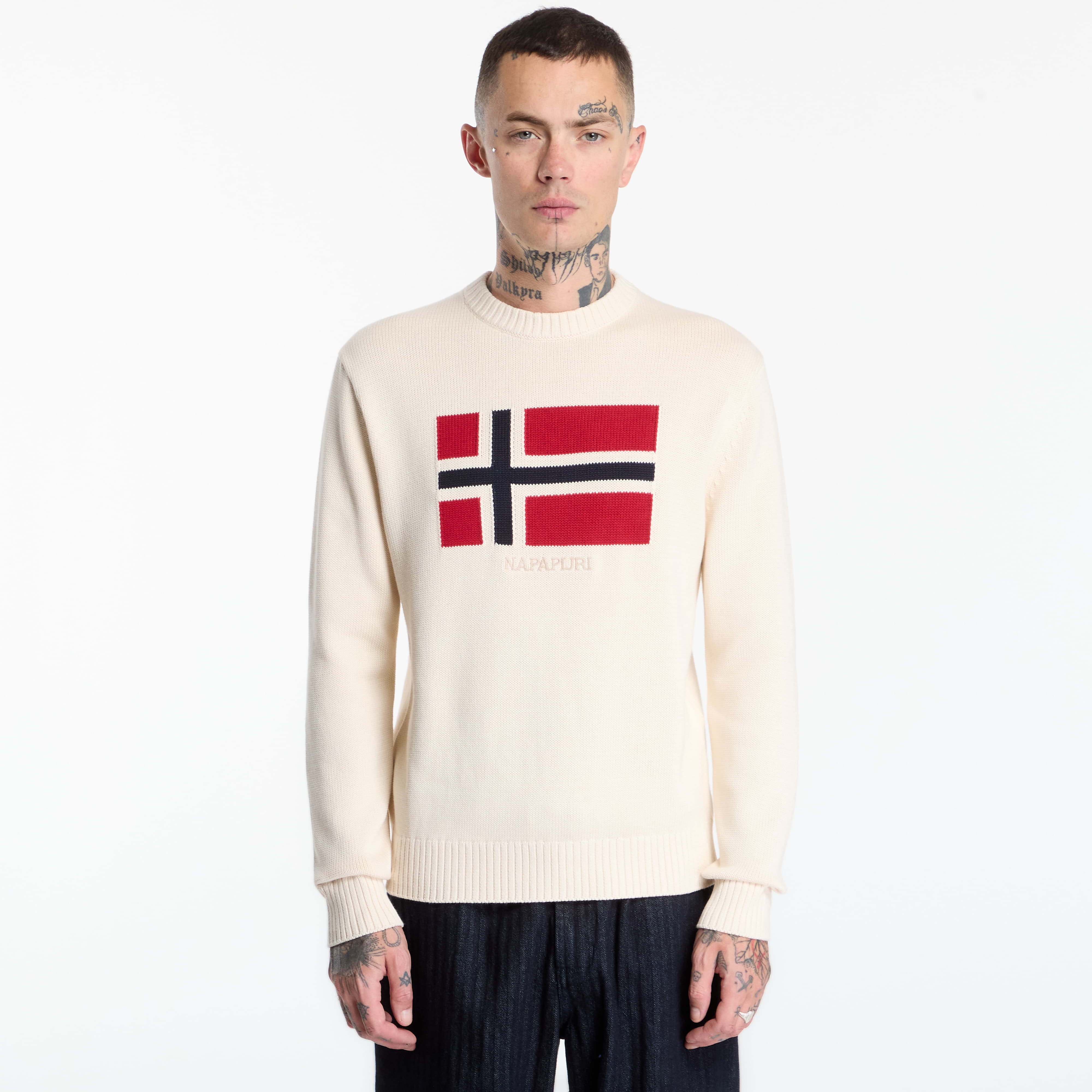 Пуловер Napapijri Pullover Mura Beige Dimity XL