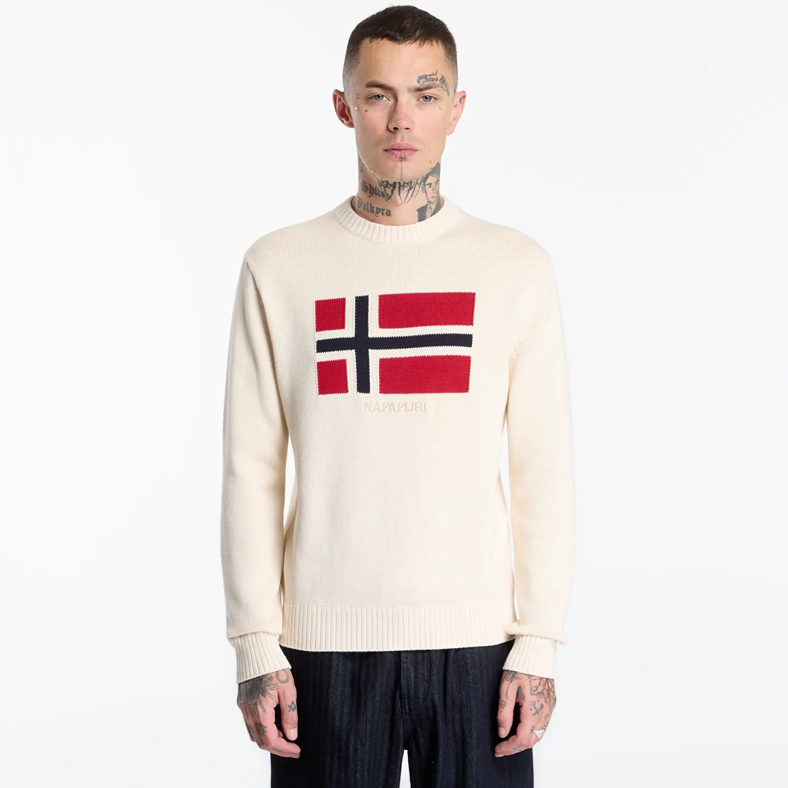 Tröjor Napapijri Pullover Mura Beige Dimity