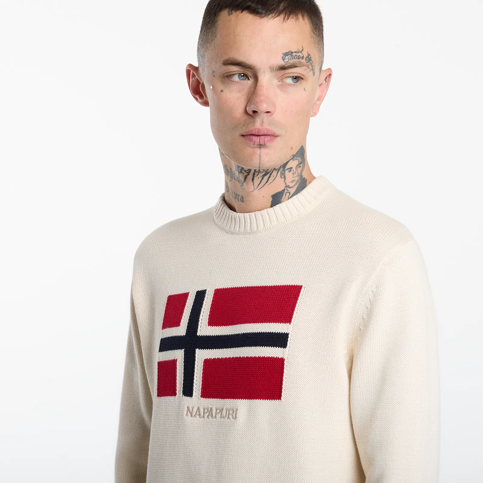 Tröjor Napapijri Pullover Mura Beige Dimity