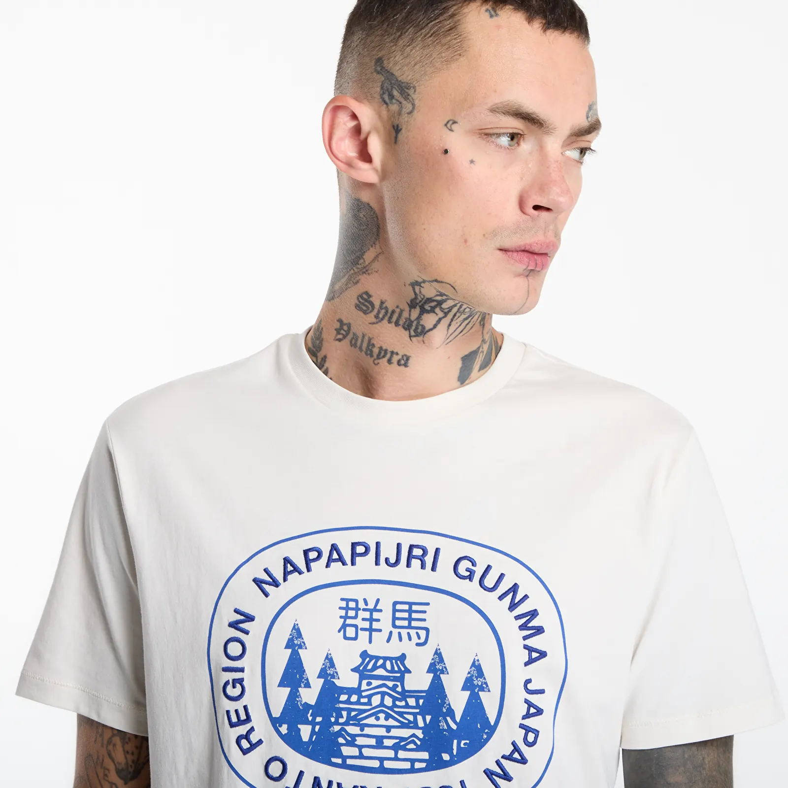 T-Shirts Napapijri S-Sunda Short-Sleeve White Whisper