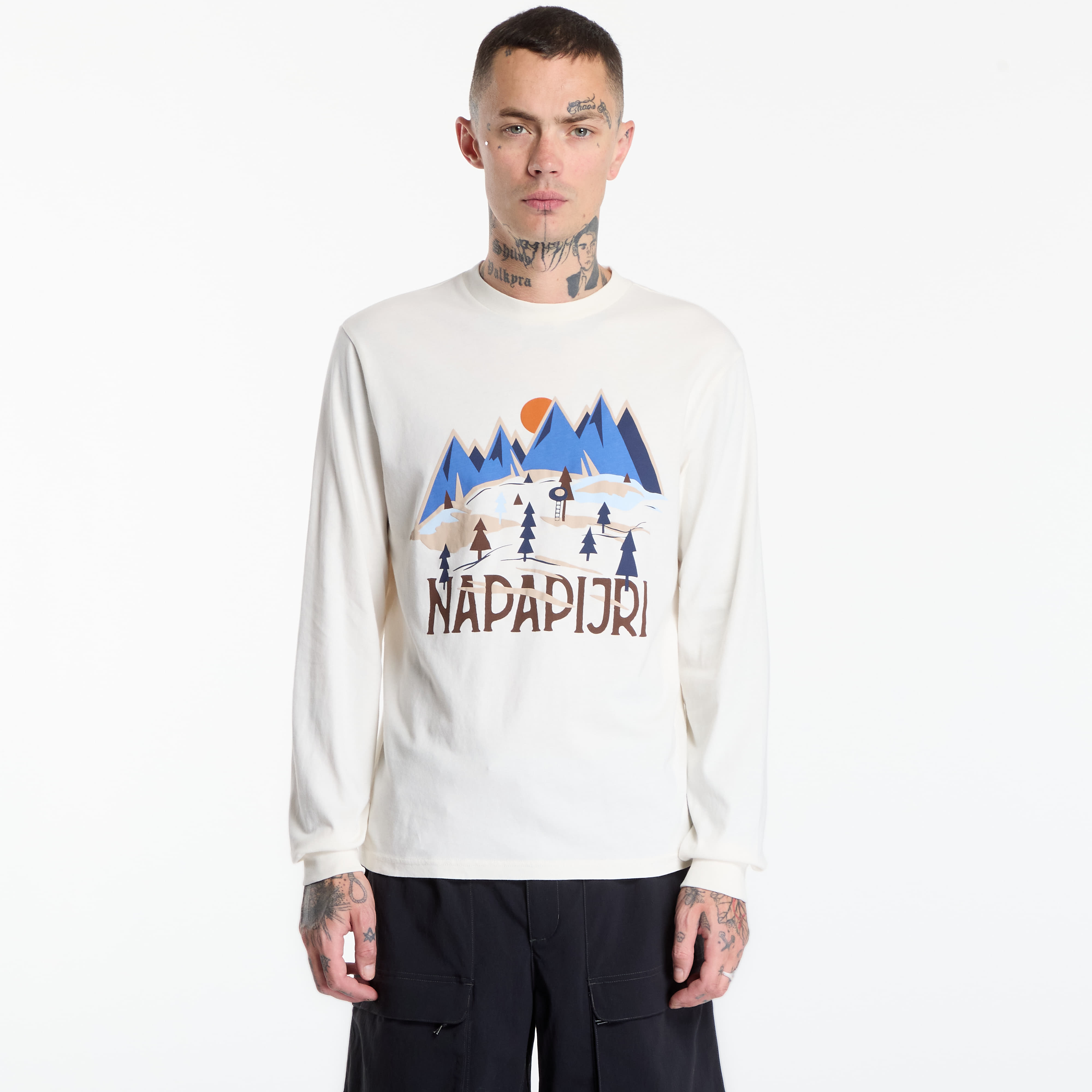 Тениска Napapijri Tee Long-Sleeve T-Shirt White S