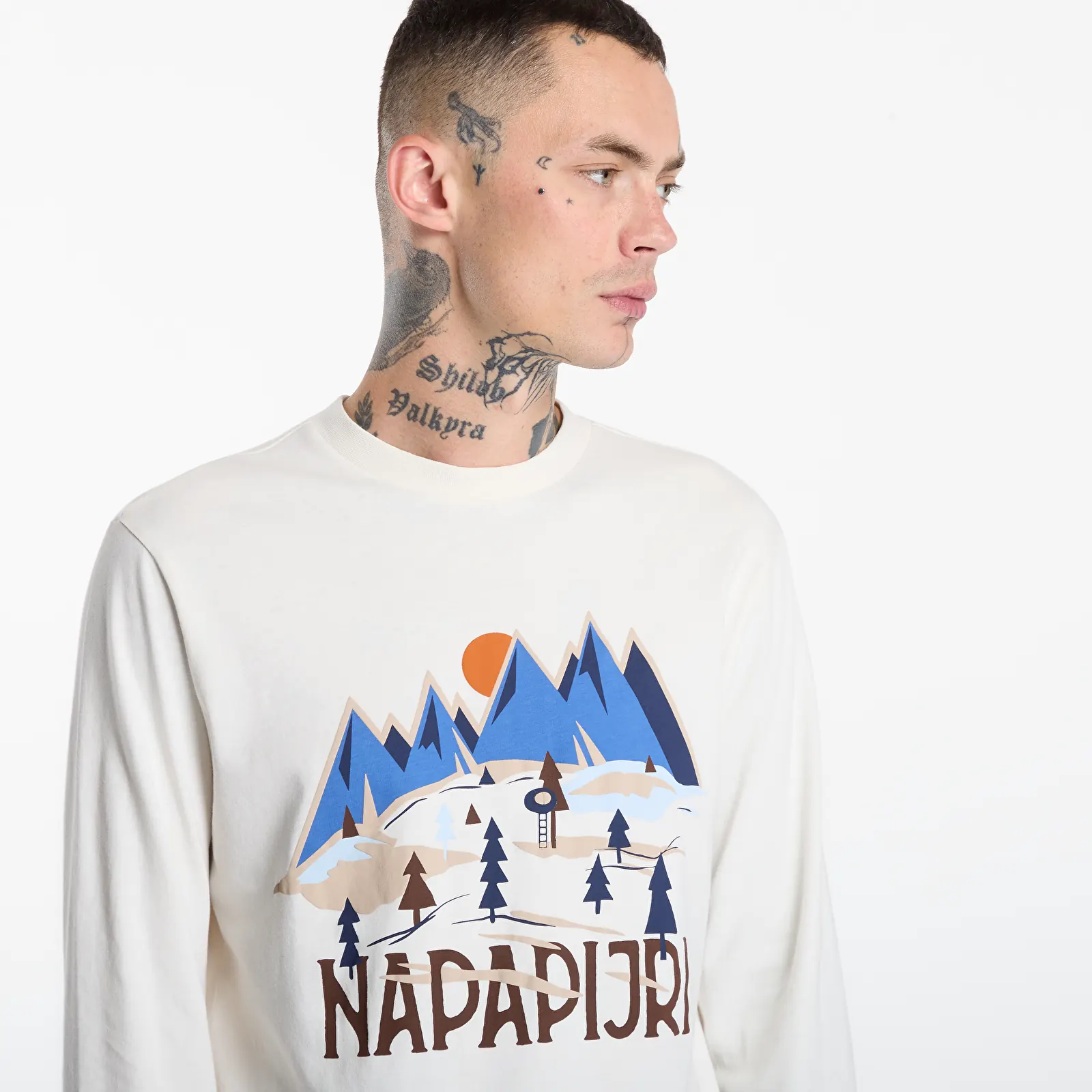 T-shirts Napapijri Tee Long-Sleeve T-Shirt White